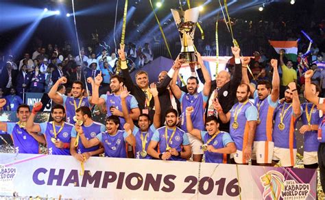 India fightback against Iran to lift Kabaddi World Cup 2016 trophy