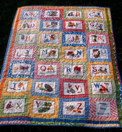 Stitchnquilt: ABC Quilt | Quilts, Quilt patterns, Panel quilts