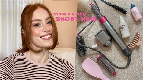 USING THE DYSON AIR WRAP ON SHORT HAIR! | MsRosieBea - YouTube