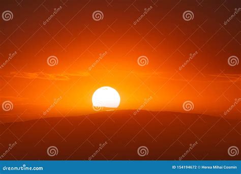 Beautiful Sunset Sky Above Clouds with Dramatic Light Stock Photo - Image of lights, colors ...