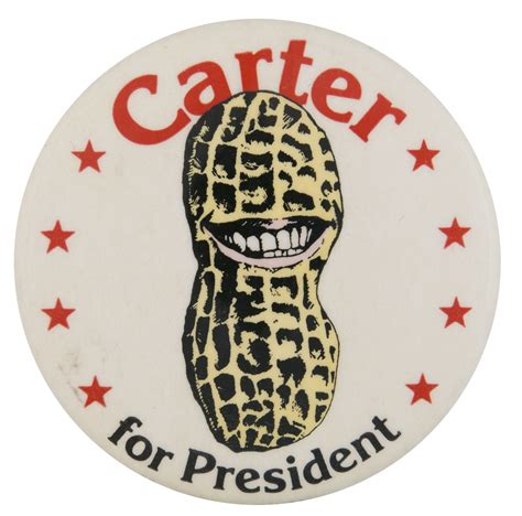 Carter Smiling Peanut | Busy Beaver Button Museum