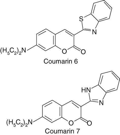 Molecular structure of coumarins 6 and 7. | Download Scientific Diagram