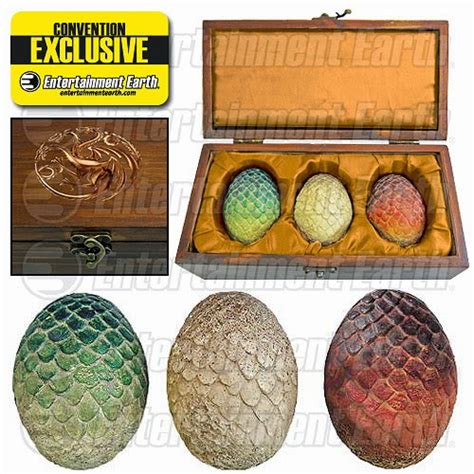 Collecting Toyz: Game of Thrones Dragon Egg Prop Replica Set