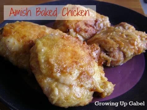 Amish Baked Chicken