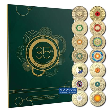 $2 2023 35th Anniversary of the Two Dollar 14 Coin Set