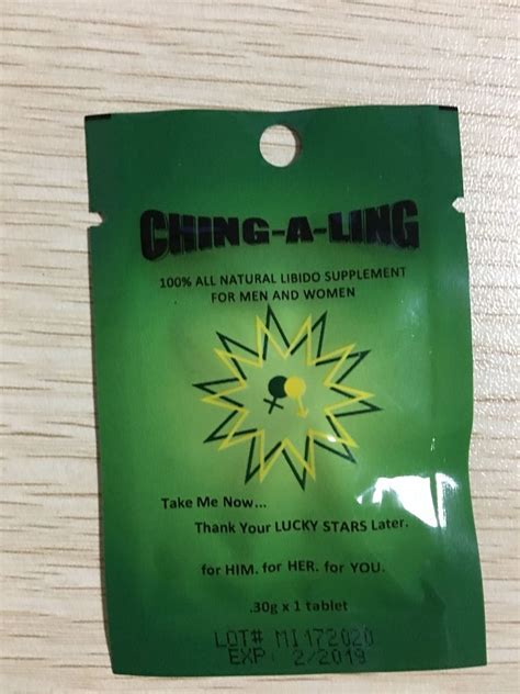 China Ching-a-Ling Strong 100% Natural Libido Supplement Effective Slimming Capsule Diet Pills ...