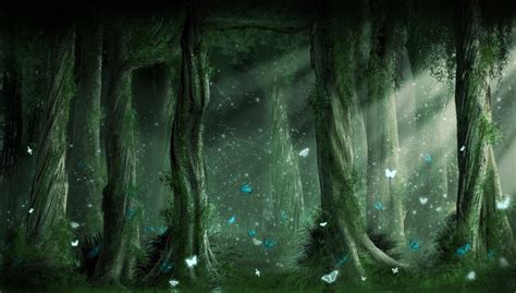 Fantasy Forest Wallpaper HD - WallpaperSafari