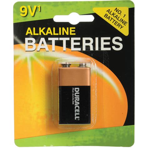 Duracell 9V Alkaline Battery (Coppertop) MN1604Q B&H Photo Video