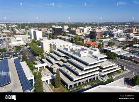 Aerial view of downtown Bakersfield, California Stock Photo - Alamy