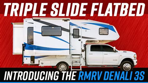 Rugged Mountain RV Launches Denali Triple-Slide Flatbed Camper