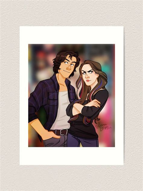 "Beck and Jade" Art Print by annaleighart | Redbubble