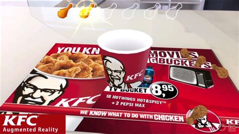 KFC Augmented reality Game menu - YouTube