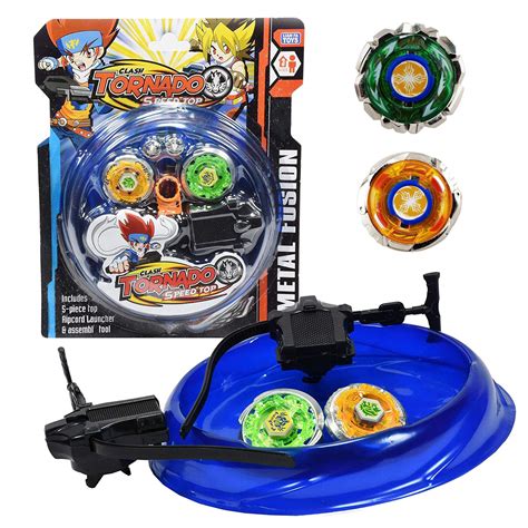 Buy Planet of Toys Plastic Beyblade for Kids with Beyblade Launcher and ...