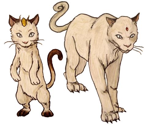 Meowth and Persian by Mbecks14 on DeviantArt