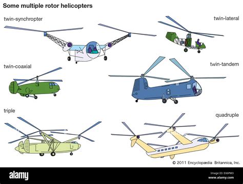 Helicopter: multi-rotor designs Stock Photo - Alamy