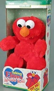 Amazon.com: 16" Plush Talking Elmo Loves You: Toys & Games