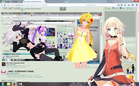 MMD Screenshot Meme by mininchin on DeviantArt