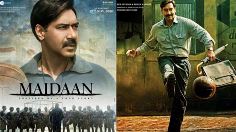 Maidaan Poster OUT! Ajay Devgn Aces Look Of The Man Behind â€˜Golden ...