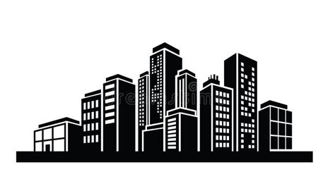 Cityscape Building Line Art Vector Illustration Design - Kaohsiung City Stock Vector ...