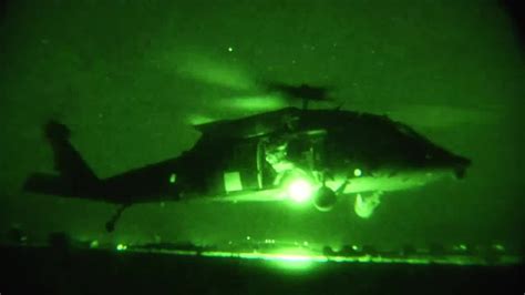 Night Vision – Military MEDEVAC Helicopter Night Flight And Hoist Training - YouTube