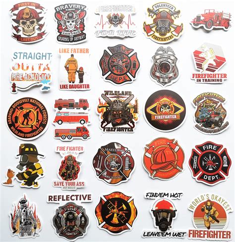 Cool Firefighter Decals