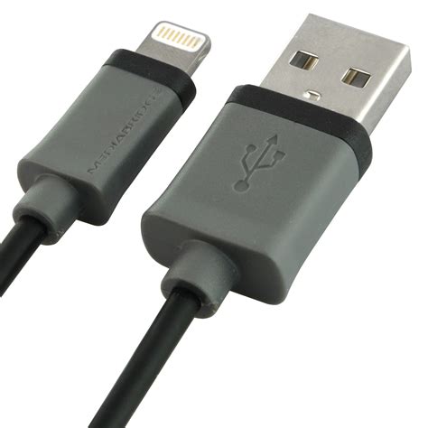 Shop New Apple MFI Certified Lightning to USB Cable (Black - 10 Feet ...