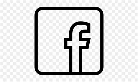 Facebook Icon Black White - Free Transparent PNG Clipart Images Download