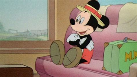 "Mickey Mouse on a train" This scene from the 1940 short: "Mr. Mouse Takes a Trip" | Mickey ...