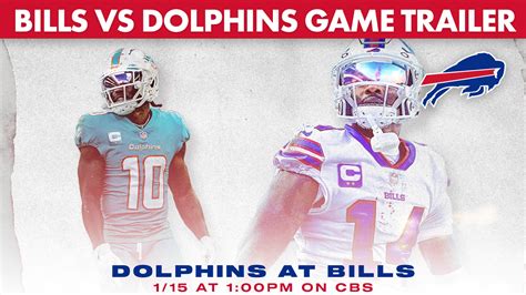 Buffalo Bills Wild Card Playoff Matchup vs Miami Dolphins! | Coming ...