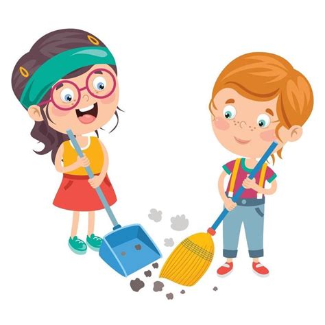 Funny Kid Cleaning The Environment | Kids cleaning, Cleaning cartoon, Clean classroom