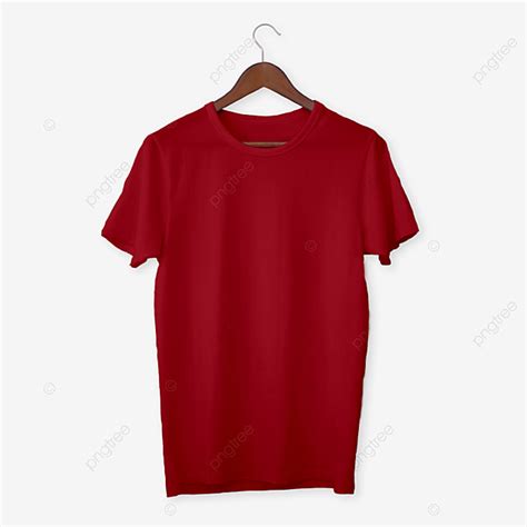 T Shirt Mockups White Transparent, Red T Shirt Mockup, Clothes Clipart ...