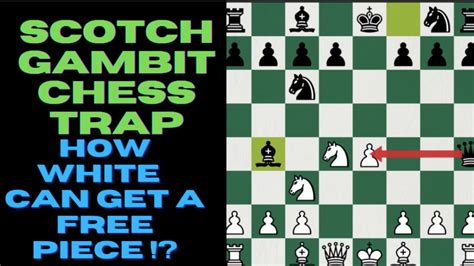 Scotch Gambit Chess Trap :#chess #chessgame ##chesstricks #chesstraps # ...