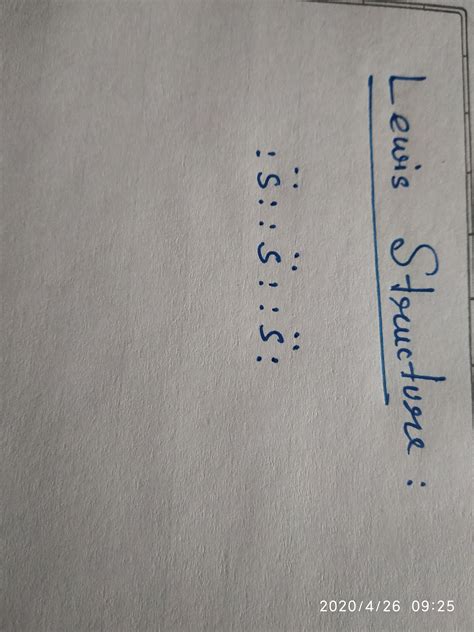 [Solved] What is the S3 Lewis structure , number of total lone pairs ...