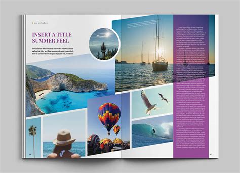 Travel Magazine Layout Design - ksioks