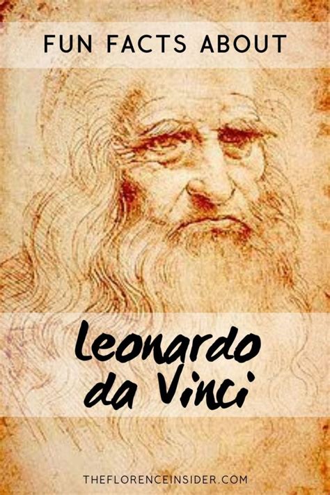 Fun facts about Leonardo da Vinci - The Florence Insider