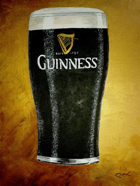 Pint of Guinness? Acrylic on canvas board for details see https://www.facebook.com/IrishArtist ...