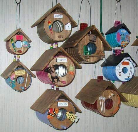 Coffee can birdhouses | Homemade bird houses, Bird houses diy, Bird ...