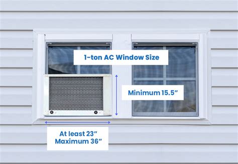 Window Air Conditioner Dimensions (Standard Sizes) - Designing Idea