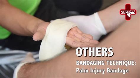 Palm Injury Bandage | Singapore Emergency Responder Academy, First Aid and CPR Training - YouTube