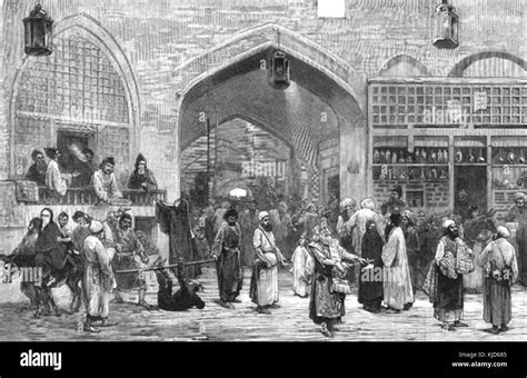 Tehran Bazaar old Stock Photo - Alamy