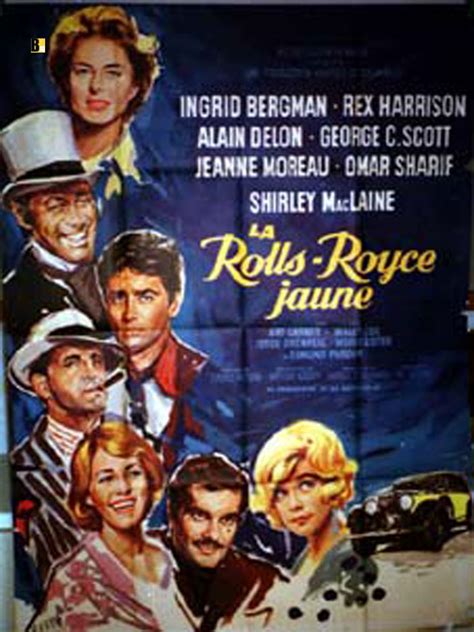 "ROLLS-ROYCE JAUNE, LA" MOVIE POSTER - "THE YELLOW ROLLS ROYCE" MOVIE POSTER