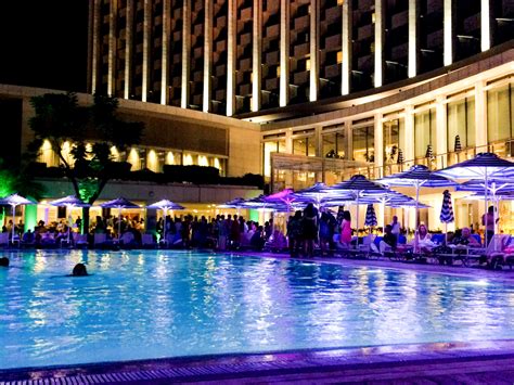 Athens Hilton Pool Party Event - The Athenian Girl