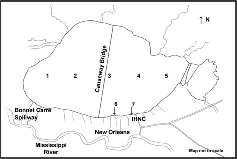 Bonnet Carre Spillway Fishing Map - Just Call Me