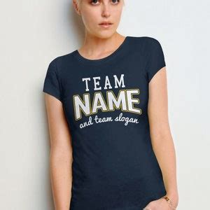 Custom Team Shirts Personalized Tshirts With Customized Text, Matching ...