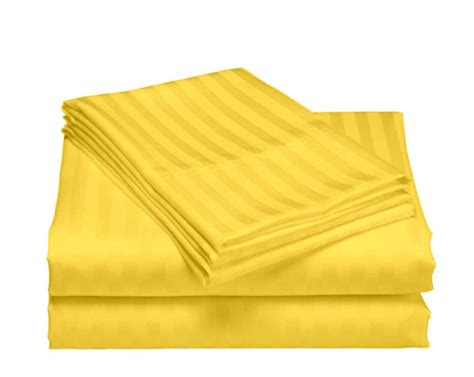 Yellow plain dayed Bed Sheets, For Home And Hotels, Size: 90*108, Rs ...