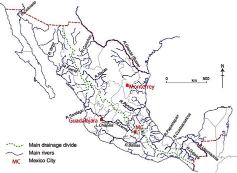 Mexico's Rivers | Geo-Mexico, the geography of Mexico