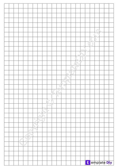 Full Page Graph Paper/Grid Paper Printable Template in PDF | Grid paper printable, Graph paper ...