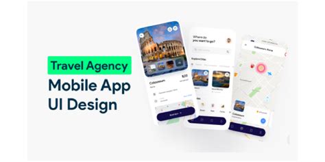 Travel Agency Mobile App UI Design | Figma