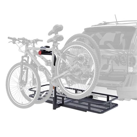 Apex 2-Bike Steel Basket Cargo Carrier with Rack BCCB-1169-2 - The Home ...