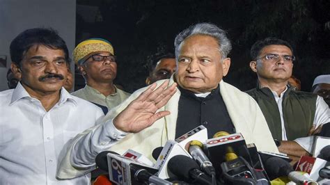 Gehlot-Pilot camp tension simmers again after Rajasthan CM's 'caste' remark – India TV